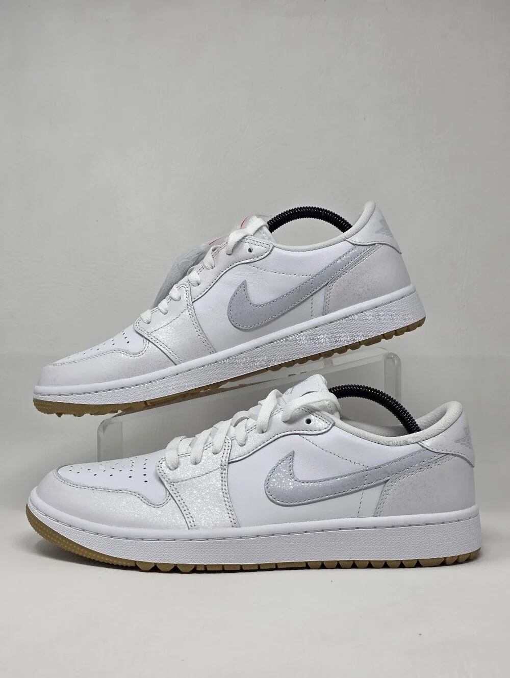 Air Jordan 1 Low G White Gum Men's Size 10.5 DD9315-111 Golf Shoes Sneakers New